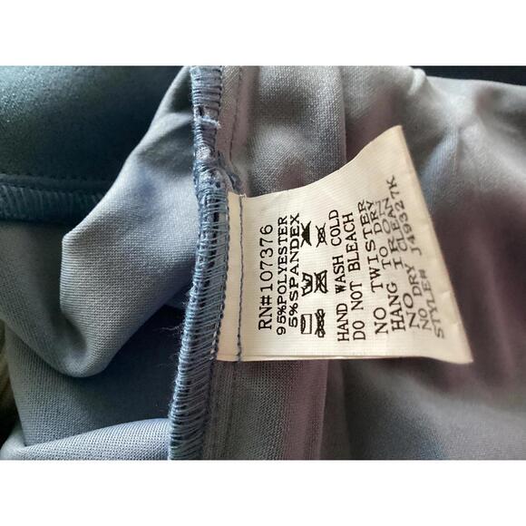 Available by Angela Lace Top‎ Blue Wide Leg Jumpsuit L • Elegant Party Outfit - Picture 8 of 13